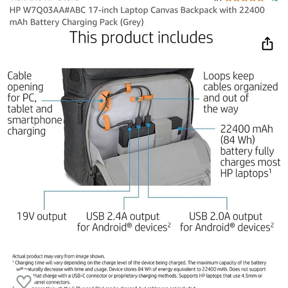 HP PowerUp Backpack - Picture 8 of 10
